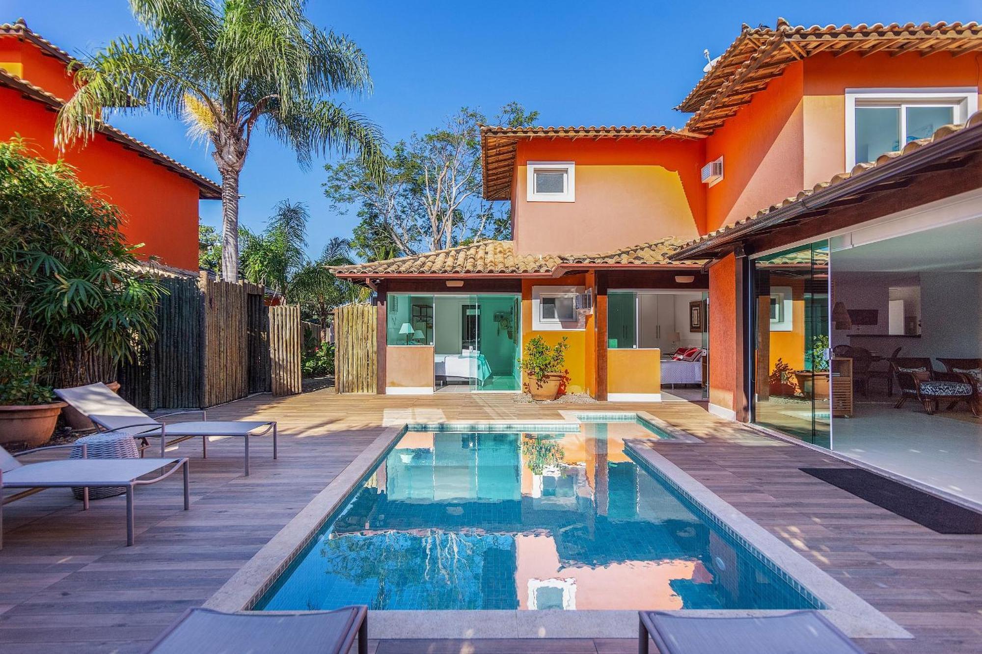 Bz70 Casa C/ Piscina A 600m Da Rua Pedras * Búzios